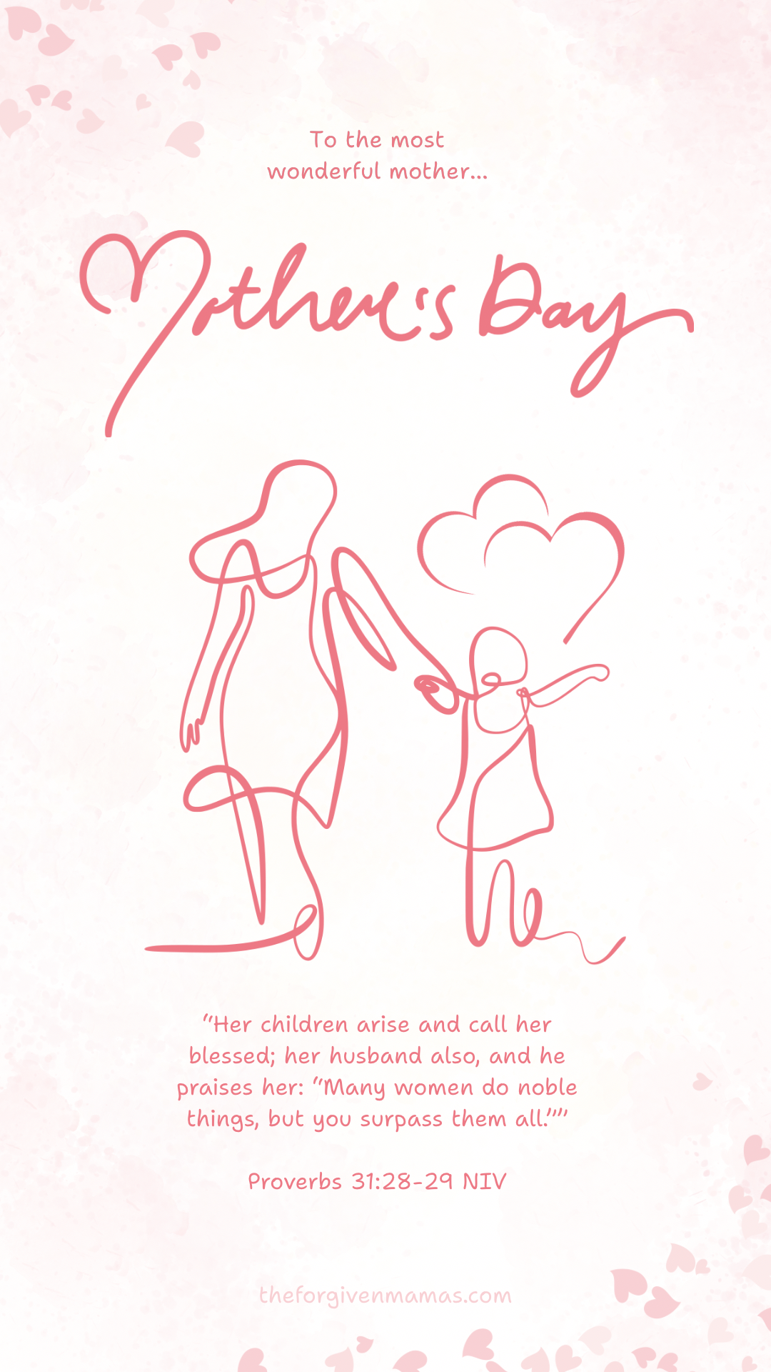 Faith & Love Mother’s Day Card Bundle – Printable Scripture-Inspired Cards